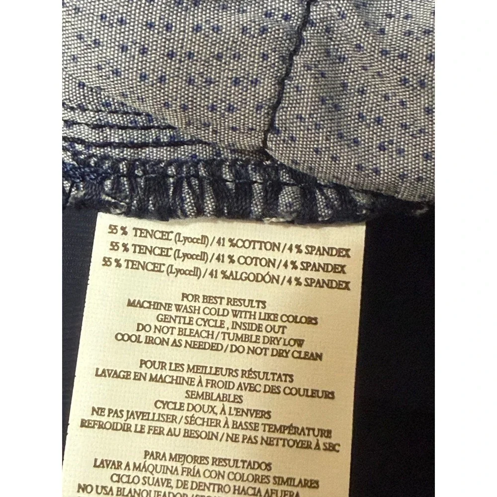 Peter Millar Crown Crafted Wayfare Tailored Fit 5 Pocket Navy Pants Sz 42/30